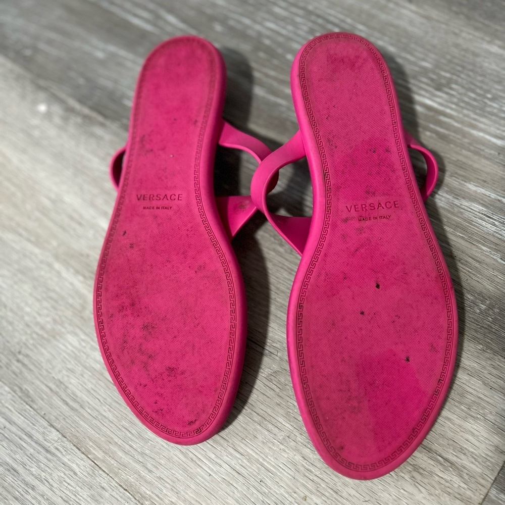 Authentic Versace Thong Flip Flops - image 2